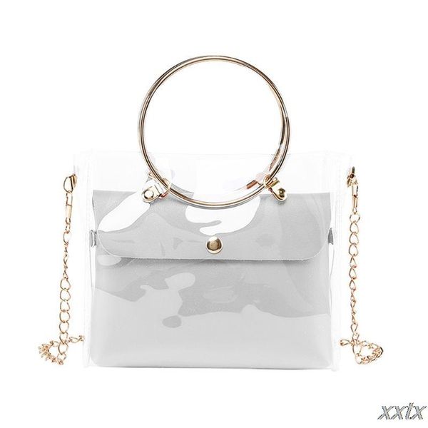 

evening bags women transparent small handbag shoulder bag crossbody tote cute beach purse