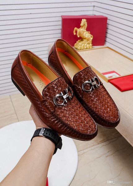 

cq brand mens shoe 2020 autumn flat designer dress shoes shoes mixed color luxury mens loafers party wedding office shoes male footwear 33, Black