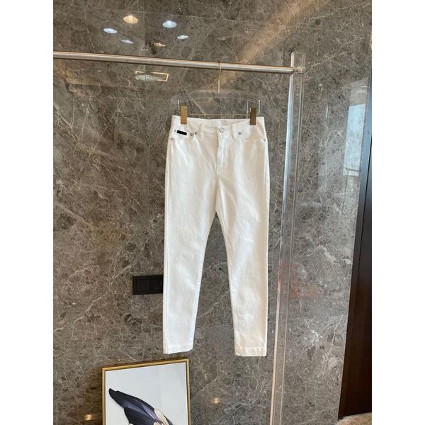 

women's jeans 1.24 spring summer fashion white waist cotton pencil women, Blue