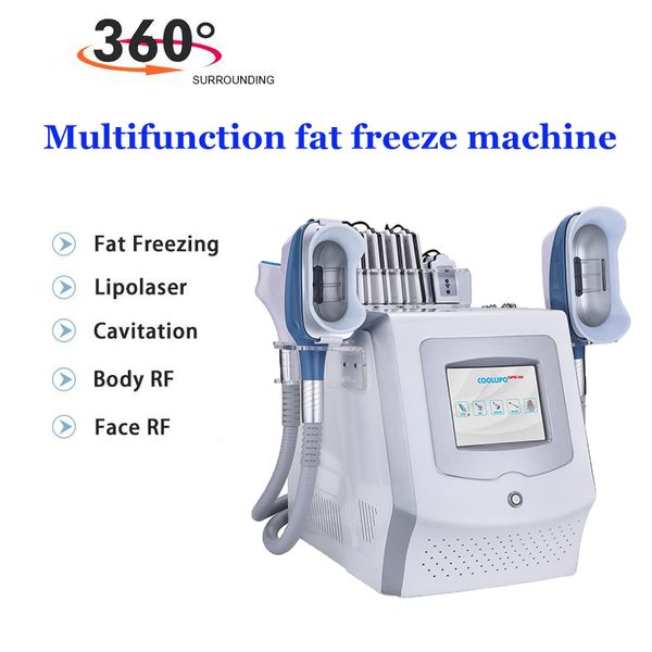 Cryolipolysis Fat Loss Máquina de Cavitação Ultrasonic Cool Slim Beauty Equipamento Celulite Dissolvendo Cryo Lipólise para Clínica