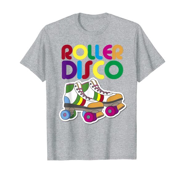 

roller disco retro vintage 80s party dancing t-shirt, White;black