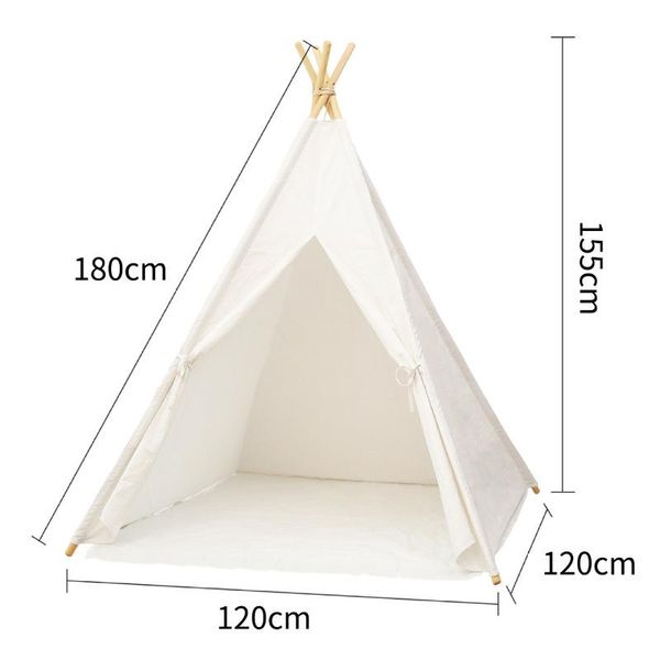 

home playing room style durable strong interaction infant toddler side pocket tabernacle kid tent