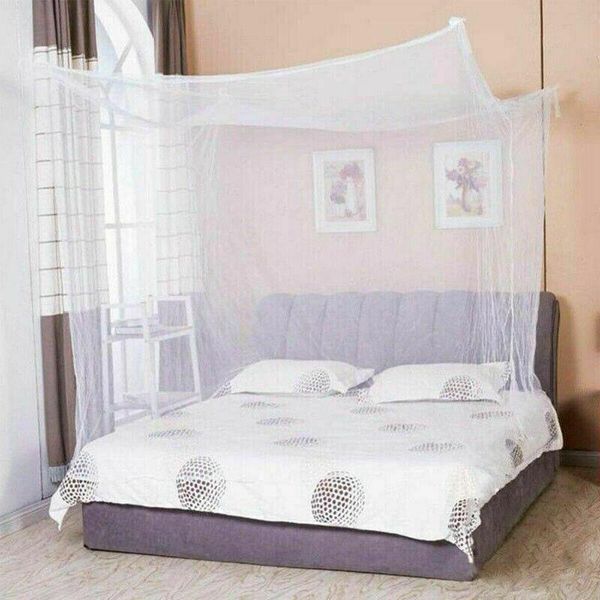 

mosquito net lace bed 4 corner post canopy princess full size futon