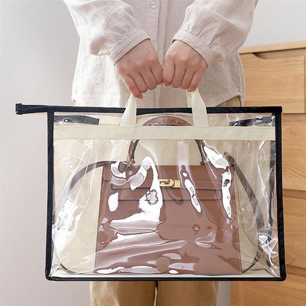 

storage bags dust bag for handbag wardrobe finishing hanging toiletry pouch closet cover women