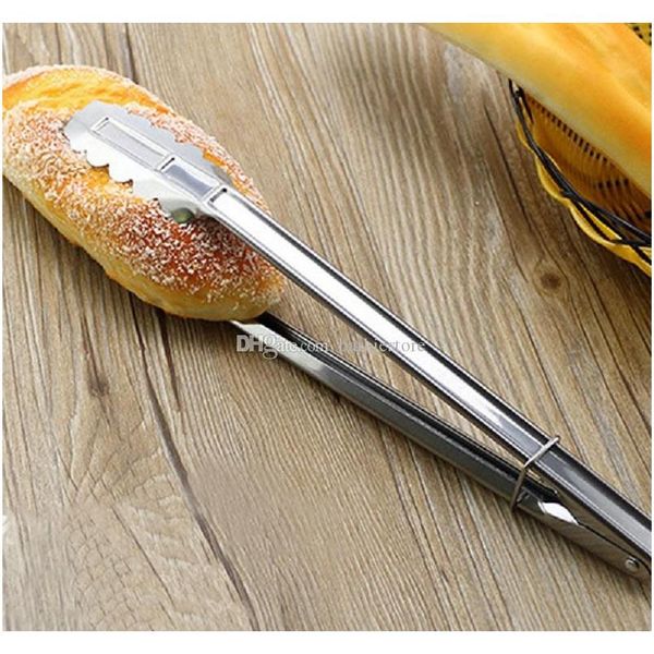 

salad bread bbq buffet food tongs clip kitchen clamp serving stainless stee jllyhi soif