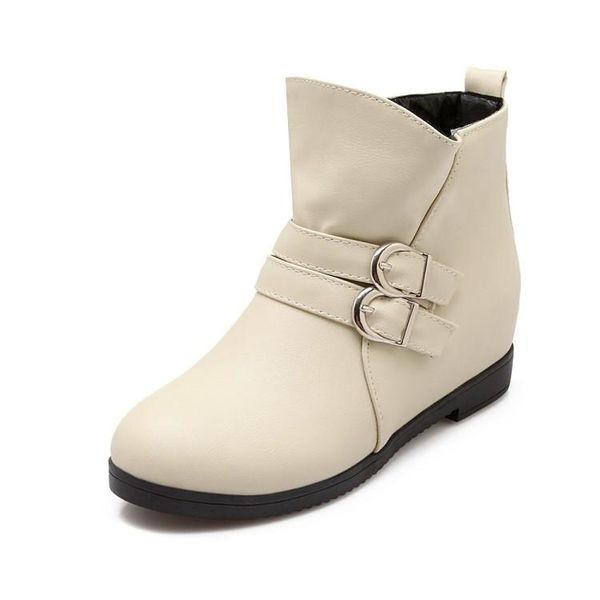 

boots plus size simple women shoes ankle for ladies woman winter, Black