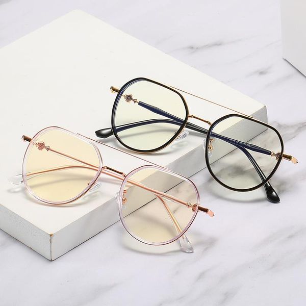 

sunglasses 2021 arrival tr90 square ultralight anti-blue light glasses frames men women optical fashion computer, White;black