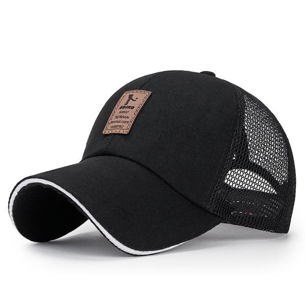

ball caps 2021 simple baseball cap men's adjustable casual leisure hats solid color fashion snapback bone women sun hat wholesale, Blue;gray
