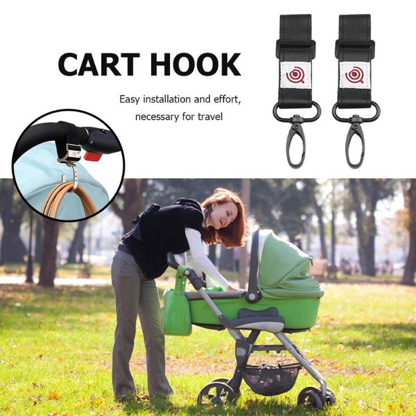 

2pcs/lot baby stroller hook strong hanger for baby pushchair prams poussette hook hanger for diaper bags