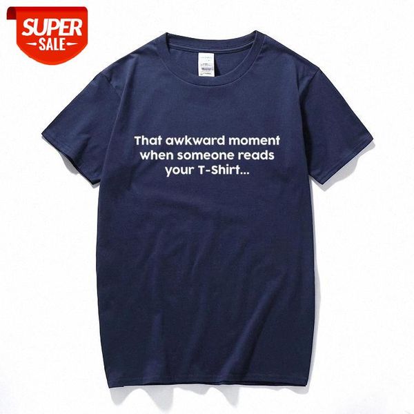 

awkward moment t shirt funny printed mens slogan tee novelty joke gift idea cotton casual short sleeve t-shirt #mg3p, White;black