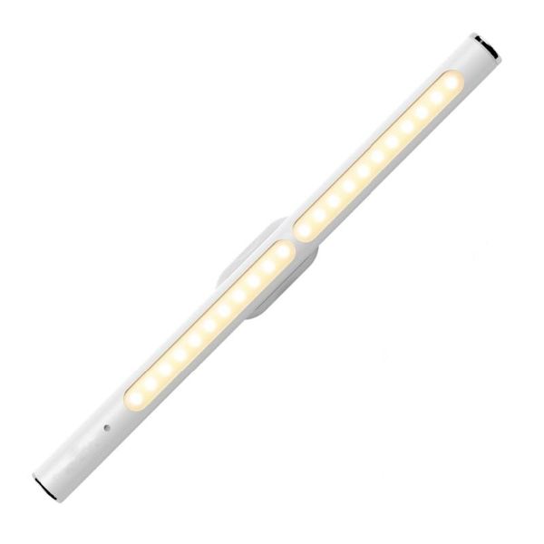 

closet lights,touch sensor 22-led night light bar, usb rechargeable under cabinet lighting, stick-on anywhere touch tap lights