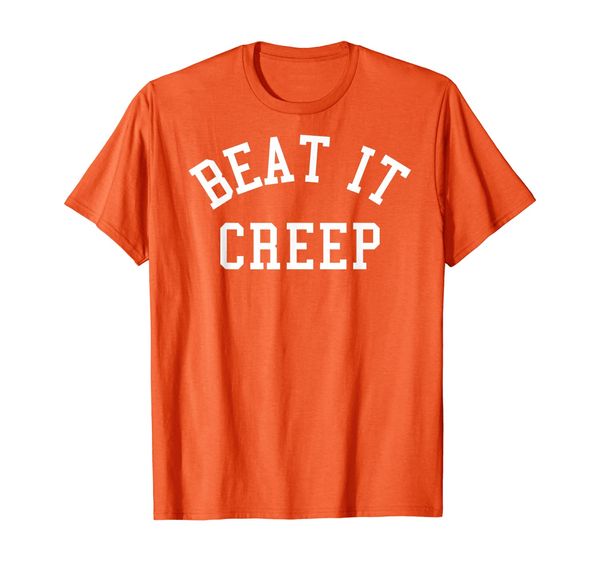 

beat it creep t-shirt, White;black