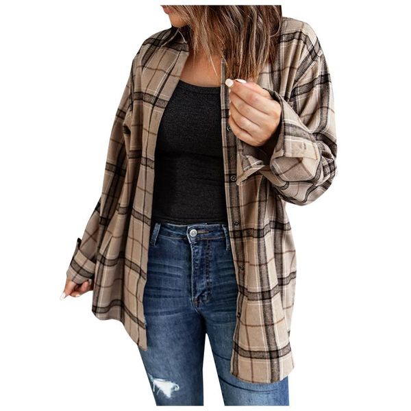 

women's hoodies & sweatshirts autumn winter women harajuku loose plaid color block long sleeve casual ladies blouse oversized sudaderas, Black