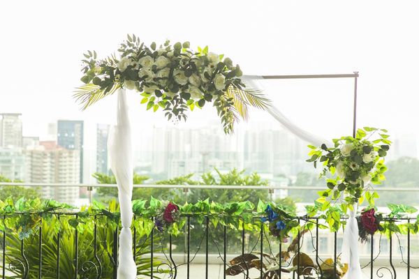 

party decoration 2*2 meters wedding stage backdrops metal rack frame with fake flowers decorative flower stand event square arch diy shelf