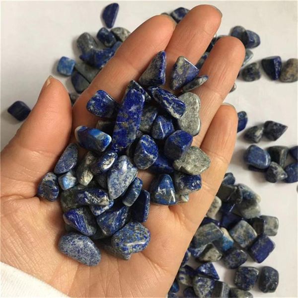 

natural gemstone quartz gravel lapis lazuli chips crystals healing stones for garden decoration