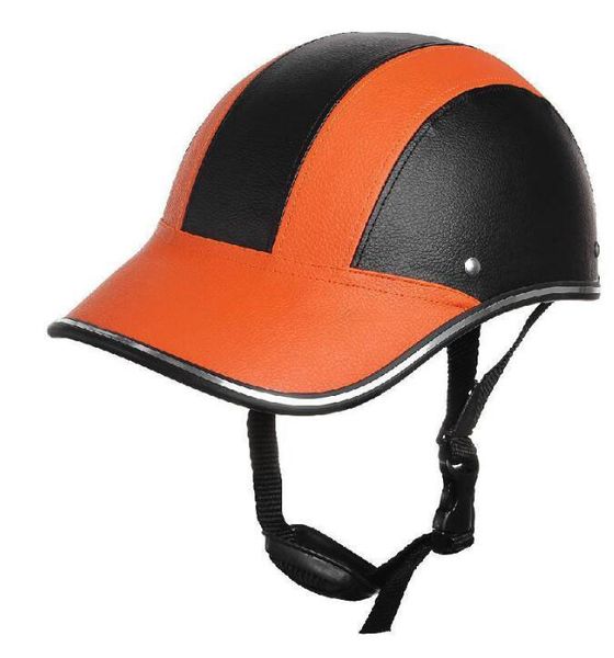 

new motorcycle helmet adjustable men and women motorcycle riding half helmet baseball cap bicycle helmet 5 colors head circumference 55-60cm