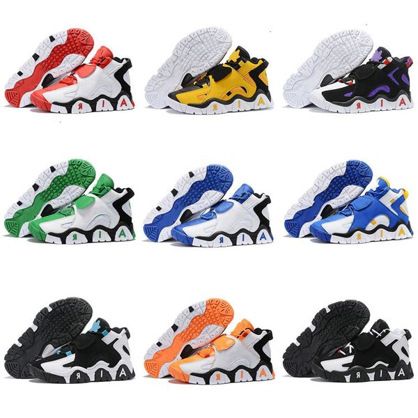 

new mens basketball shoes air barrage mid qs black hypergrape kids trainers sports sneakers cd9329-001