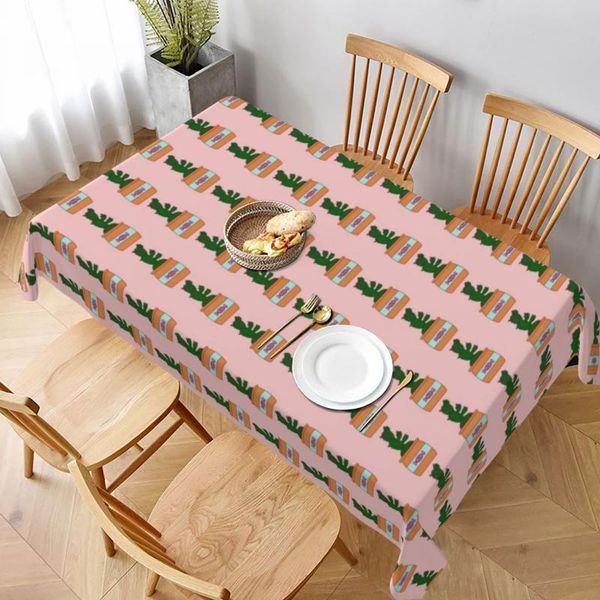 

table cloth cactus tablecloth retro print cover kitchen wholesale decoration polyester