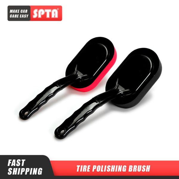 

car sponge (single sale) spta wheel and tire waxing applicator coating brush replaceable cleaning hand pad