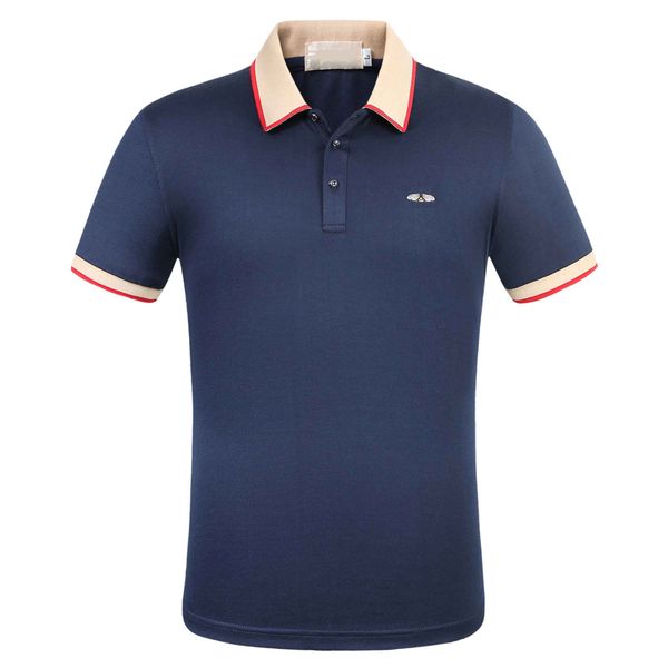 

2021 brand designer summer polo embroidery mens polo shirts fashion shirt men women high street casual tee hot, White;black