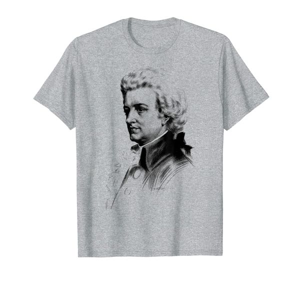 

wolfgang amadeus mozart t-shirt composer pianist gift, White;black