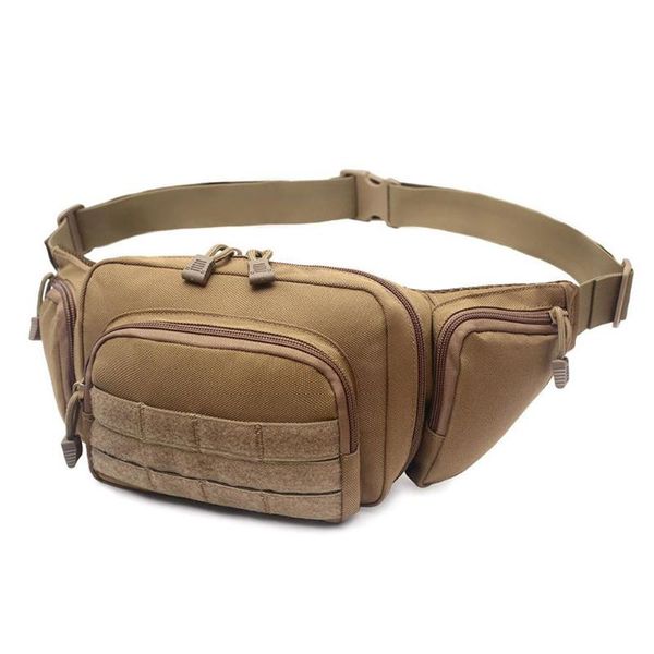 

outdoor bags men tactical molle pouch belt waist pack bag small pocket military running travel camping soft back