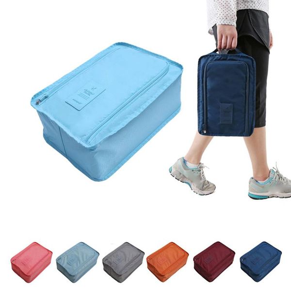 

storage bags travel bag nylon 6 colors portable organizer shoe sorting pouch