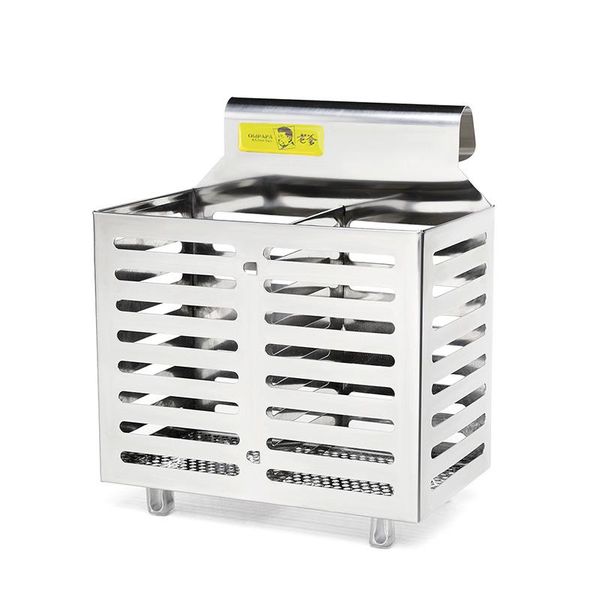 

storage bottles & jars stainless steel cutlery basket hanging chopstick cage kitchen rack