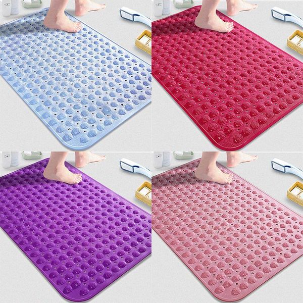 

bath mats 1pcs self-priming silicone bathroom artifact foot massage cushion sole non-slip pad wash mat