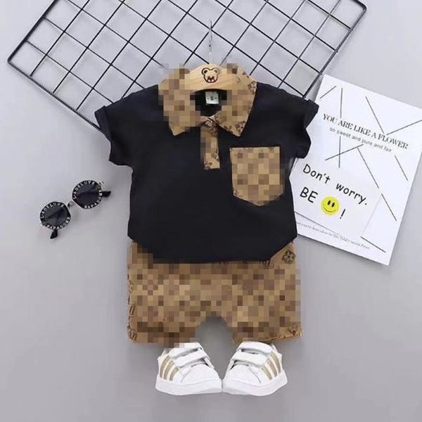 0-5Y Bambini Vestiti Del Neonato Estate Stampa Floreale Set 2 Pezzi T-Shirt A Manica Corta + Pantaloncini Bambino Ragazzo Abbigliamento Da Spiaggia abiti Per Bambini Tuta