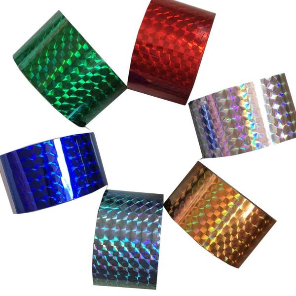 

stickers & decals 1roll nail foil sticker holographic star diy art transfer gold red 4cm*120m adhesive laser decor, Black