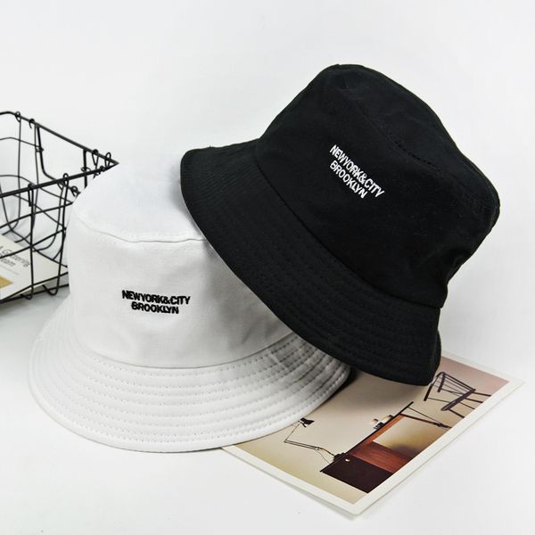 

lovers sunscreen sunshade literary trendsetter basin shopping letter versatile fisherman hat outdoor, Yellow