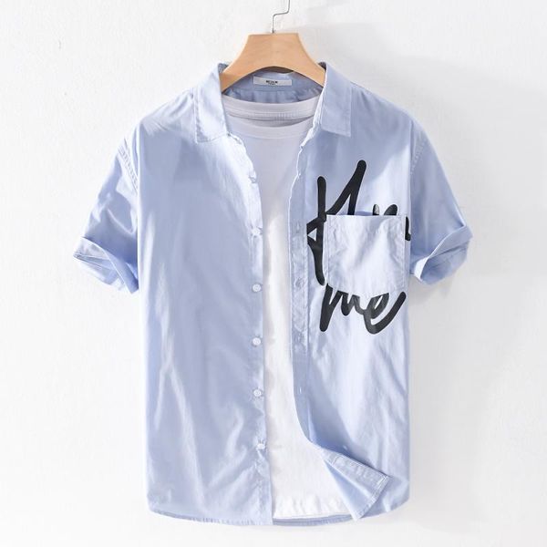 

men's casual shirts style italy short sleeve brand men print comfortable shirt for mens clothes camisa chemise, White;black