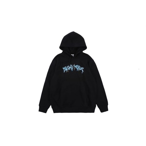 

2021 new travis scott asterworld flash print hoodie men want you to embroider men's oversized woolen robes here 99cc, Black