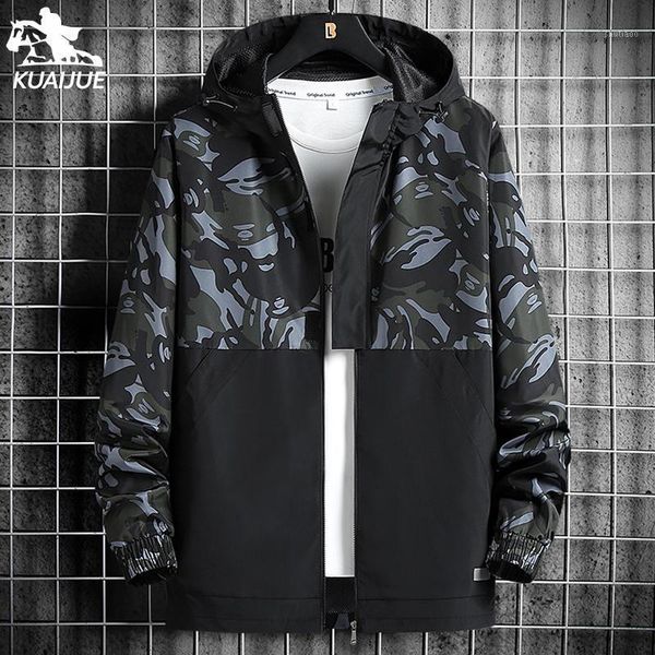 

movement jacket men autumn thin windbreakers mens camouflage hooded jackets coat casual men's coats, Black;brown