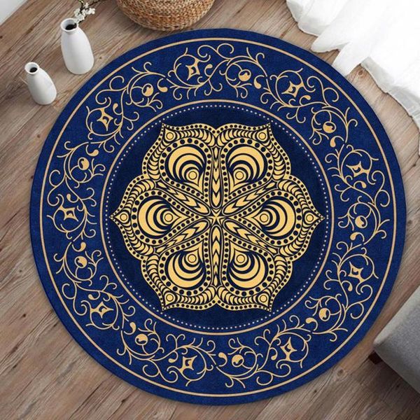 

new home decoration circular carpet fashion area carpet bedroom non slip