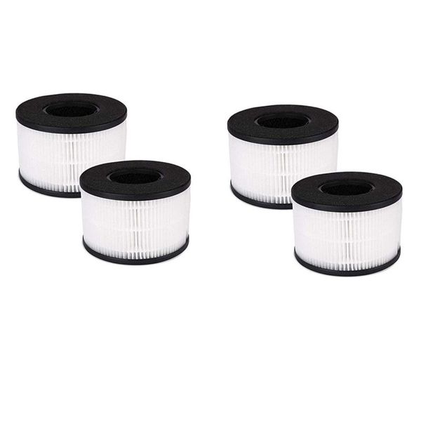 

air purifiers 4 pcs 3-in-1 hepa filter replacement elements,suitable for partu bs-03 purifier part u and x,air