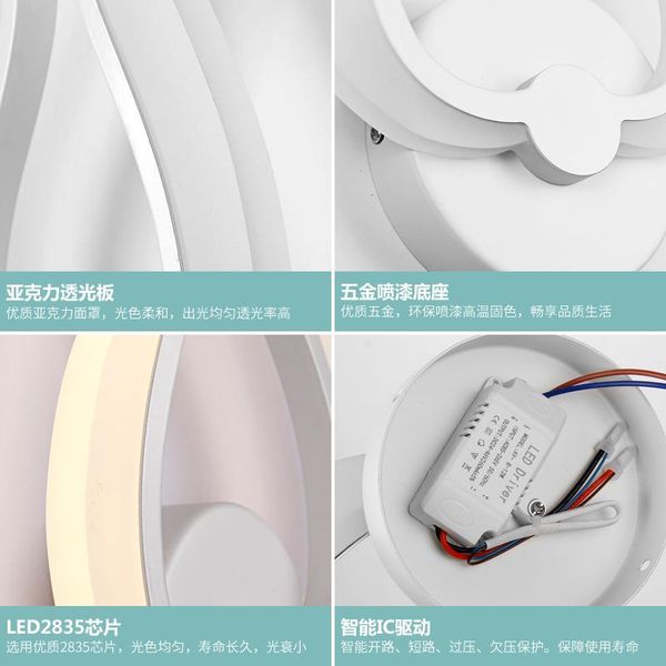 

loft abajur led wall light led living room dining room bedroom home deco