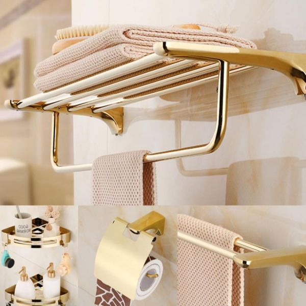 

towel racks nordic light gold bath rack bathroom storage pendant stainless steel