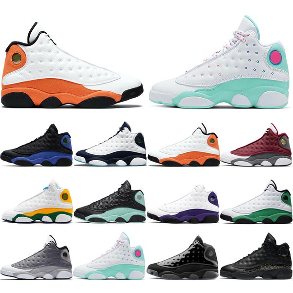

trainers 13s man basketball shoes atmosphere grey aurora green cap and gown gold glitter hyper royal lakers starfish red flint playground ob