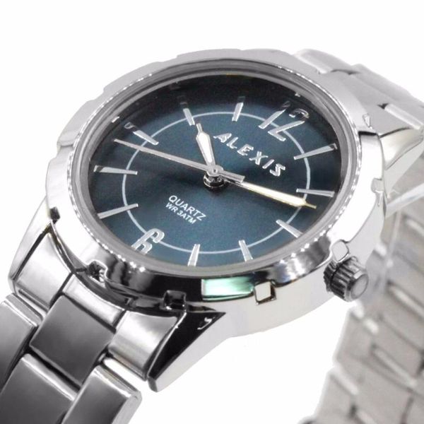 

wristwatches miyota quartz 2035 stainless steel band fashion ladies wrist watch alexis water resistant women watches, Slivery;brown