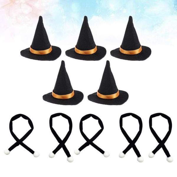 

party hats 10pcs mini witch bottle decor scarf dress diy crafts ( hat and )