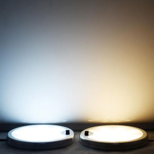 

3w motion sensor 12v led light puck lamp kitchen under cabinet light wardrobe cupboard closet pir night lighting