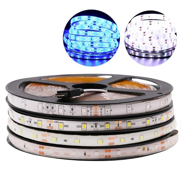 

strips smd rgb led strip light 5m 10m 2835 flexible leds lighting 12v tape diode ribbon waterproof dc