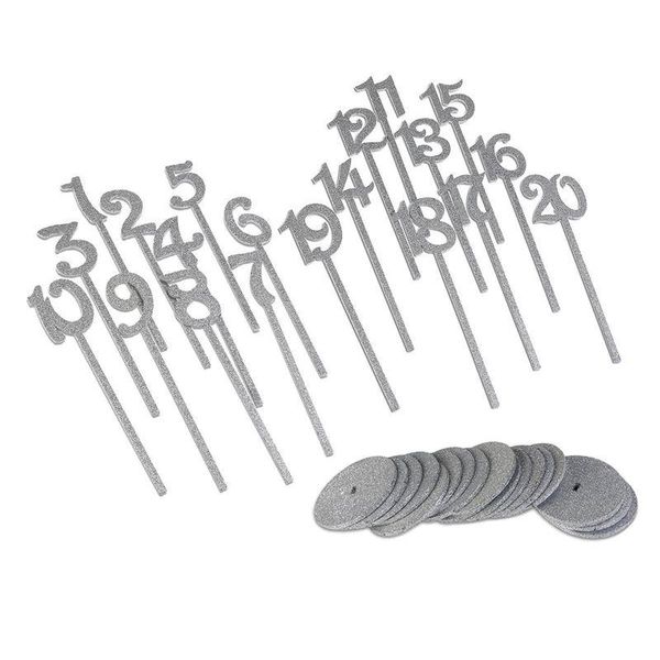 

greeting cards wedding table numbers holders thicken wood with glitter, silver