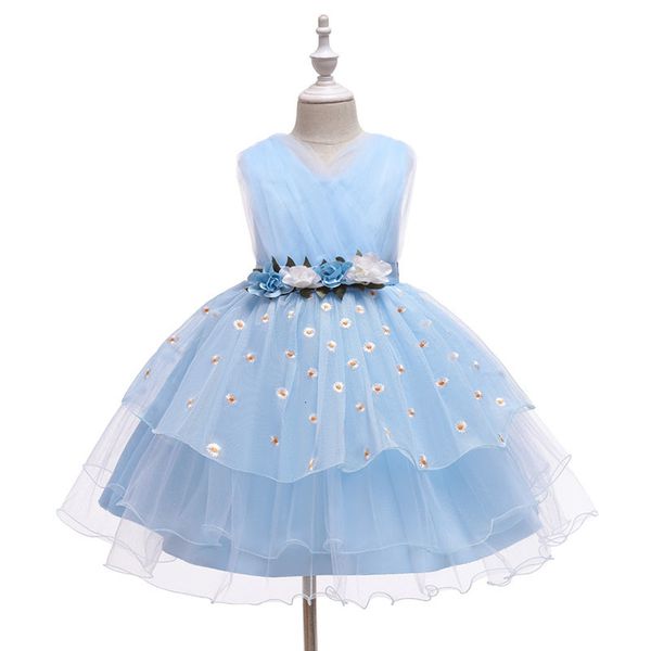 

2021 new girl princess costumes performance party birthday gift b5rp, Red;yellow