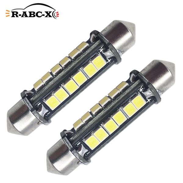 

emergency lights 2 pcs 24 2835smd festoon 44mm car led clearance license panel lamp auto interior reading bulb trunk light 24v white 480lm