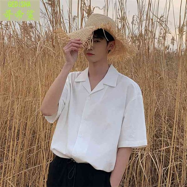 

cuba pilots relaxed leisure summer breathable loose design feeling 210809, White;black