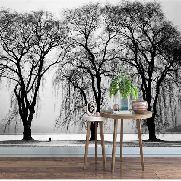 

p black tree wallpapers 3d landscape wallpaper 3d murals wallpaper for living room