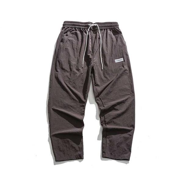 Pantaloni da uomo Uomo Moda Moda Cargo Giappone Stile Allentato Pantaloni BAGGY PANTALINI ELASTICO Vita Hiphop Harem Abbigliamento